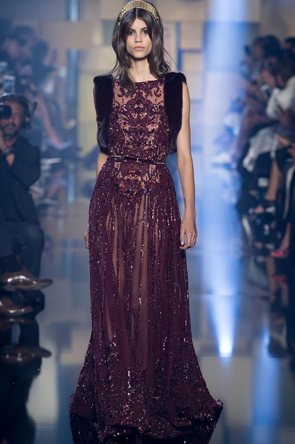 robe noire Elie Saab