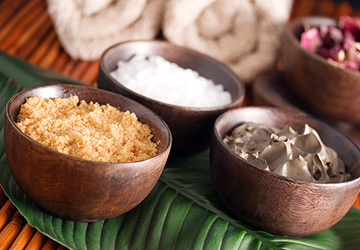 Gommages naturels à la maison