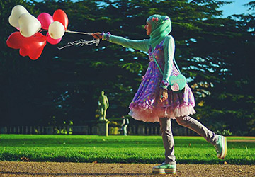 Lolita orientale en hijab