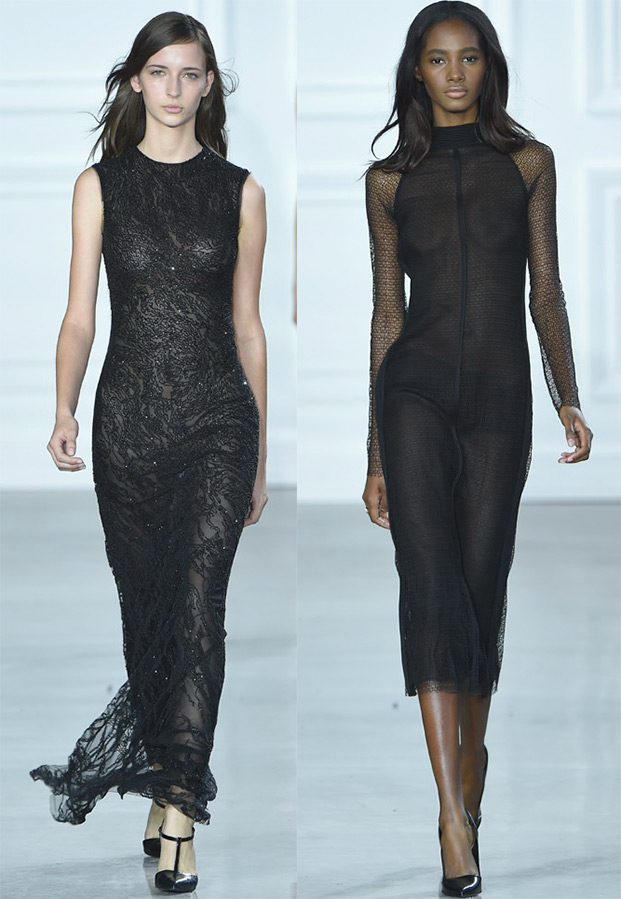 Robes moulantes noires