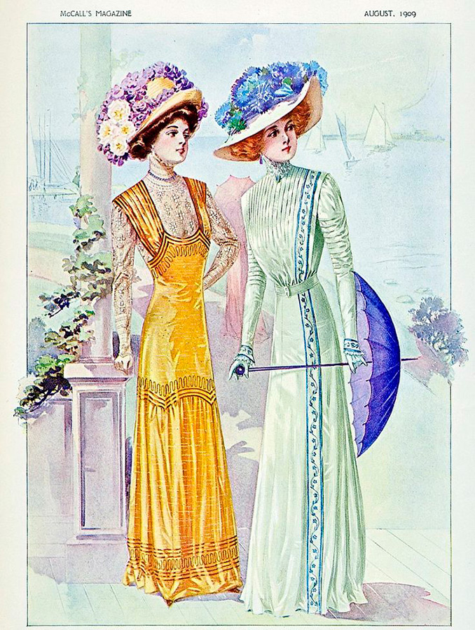 Mode et style dans les années 1908-1914