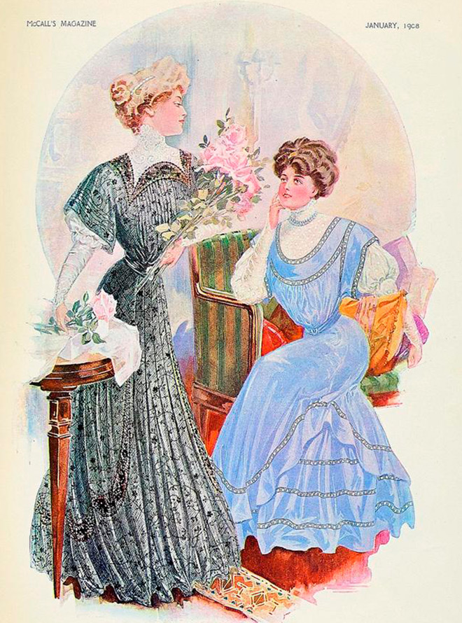 Mode et style dans les années 1908-1914