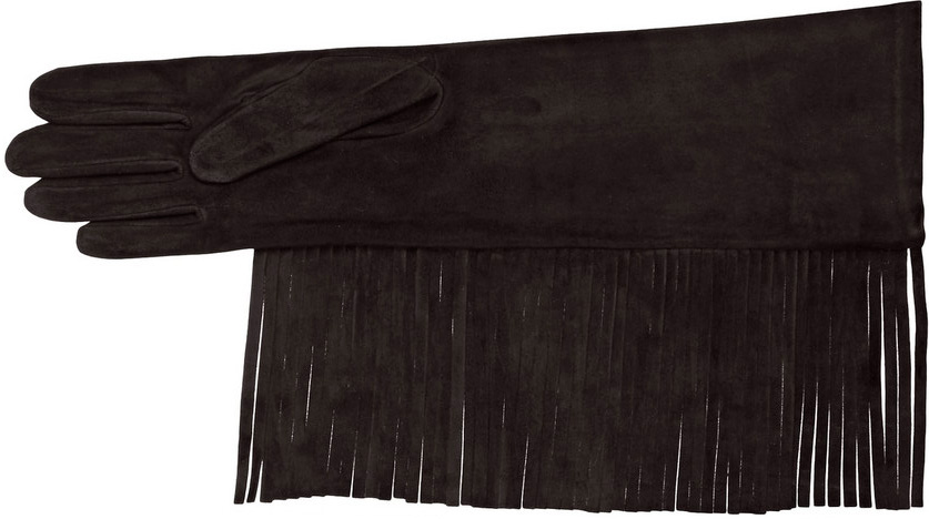 Gants à franges