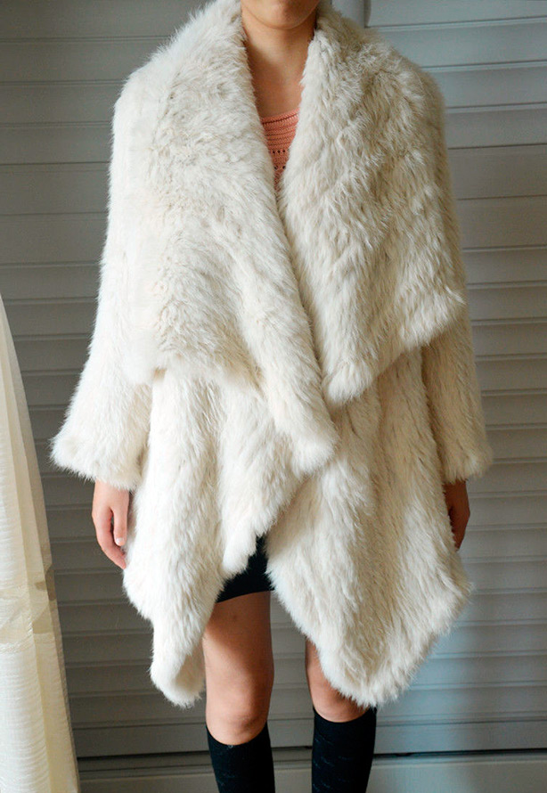 Fourrure tricotée et accessoires de mode