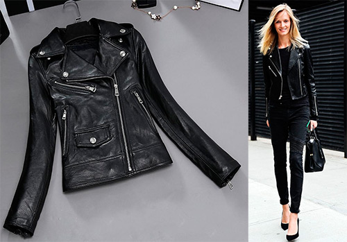 Veste de motard - photo d'images et d'histoire