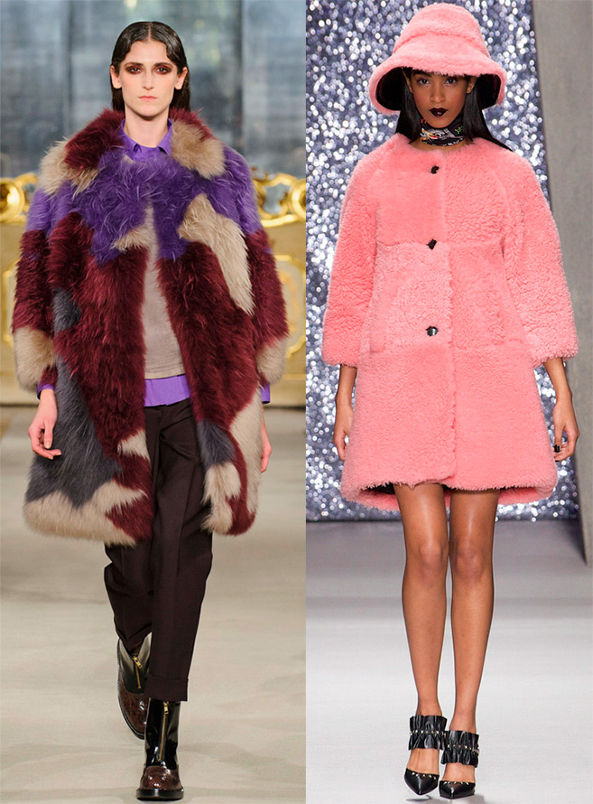 Manteaux de fourrure brillants automne-hiver 2025-2026