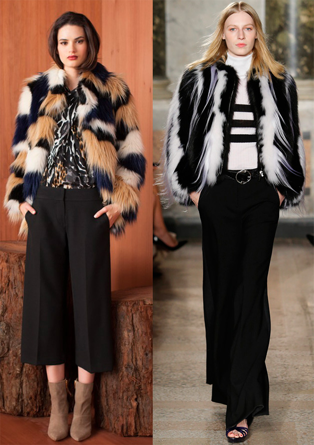 Manteaux de fourrure courts