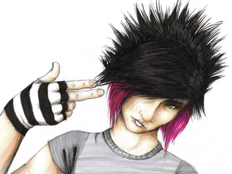 Style de sous-culture emo