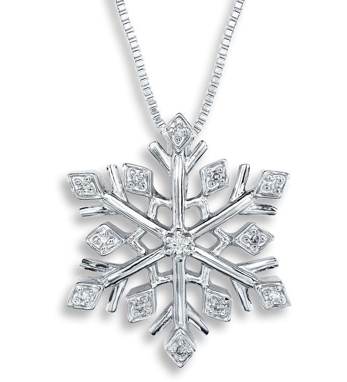 Pendentif pendentif flocon de neige