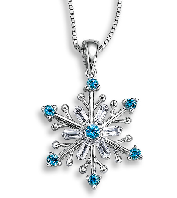 Pendentif pendentif flocon de neige