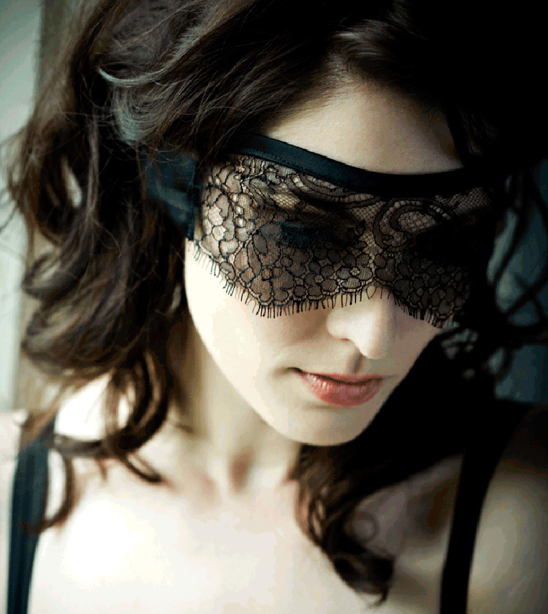 Masque de dentelle d'Halloween