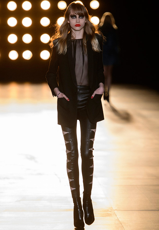 Pantalon en cuir luxueux