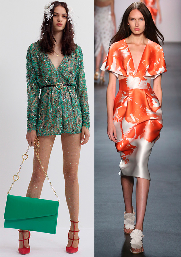 Tendance de la mode décolleté profond