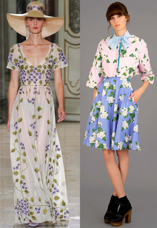 Tendance imprimé fleuri