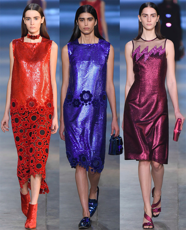 De belles robes brillantes