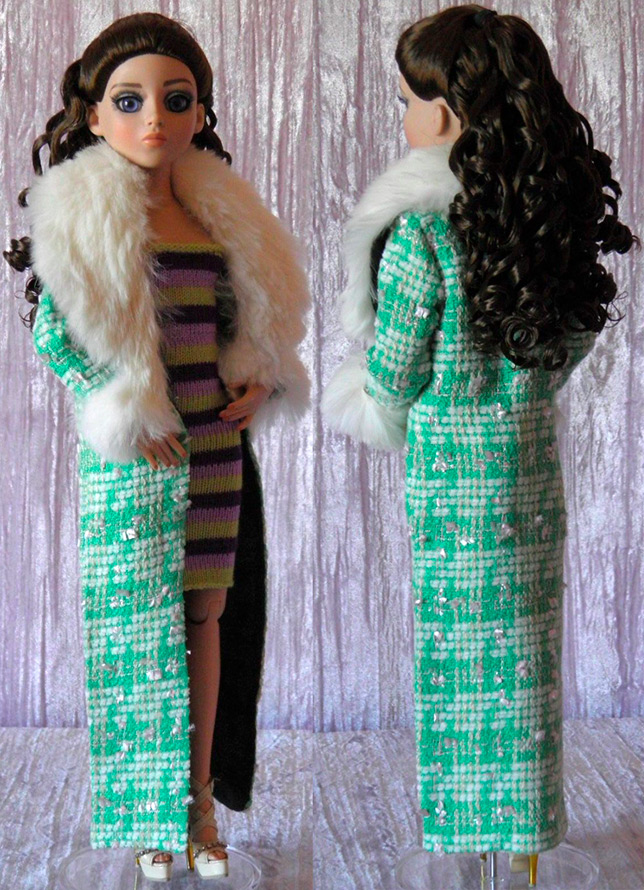 Manteau chaud pour une poupée