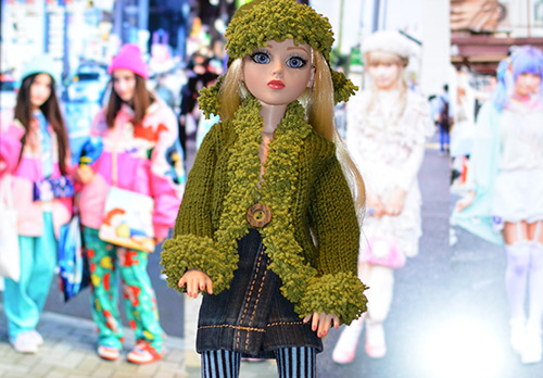 Filles japonaises - photo de style marionnette