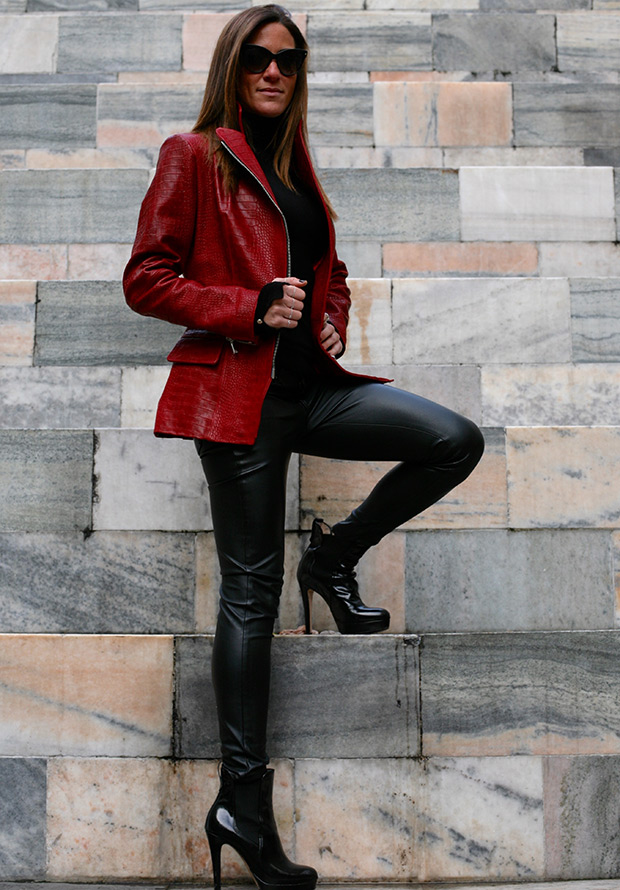 vestes en cuir John Lobel