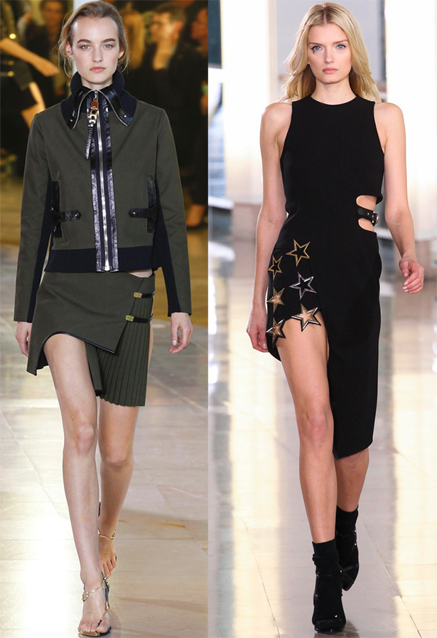 Vêtements de la collection Anthony Vaccarello