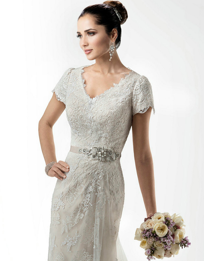 Belle ceinture pour une robe de mariée