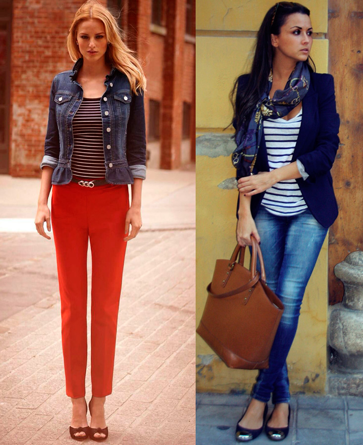 Style marin dans les vêtements et accessoires