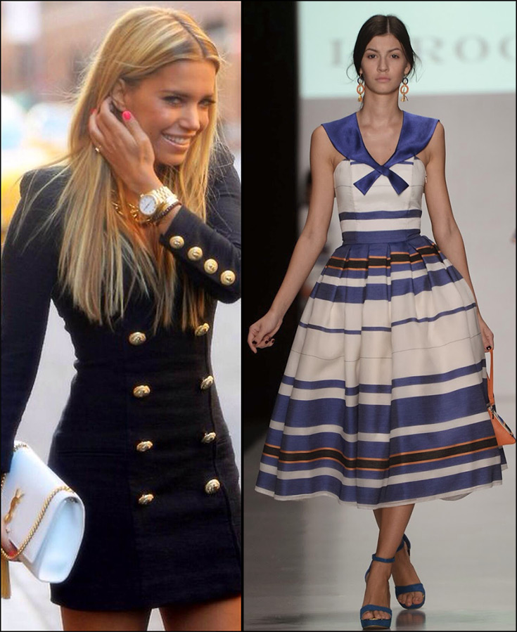 Style marin dans les vêtements et accessoires