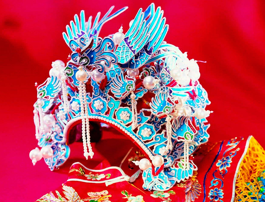 Couronne de mariée chinoise