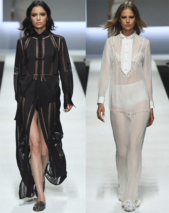 Robes longues avec manches