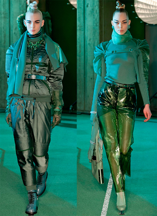 Collection avec des éléments de style spatial