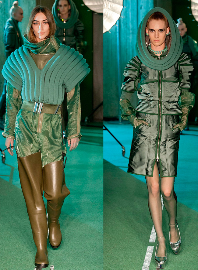 Collection avec des éléments de style spatial