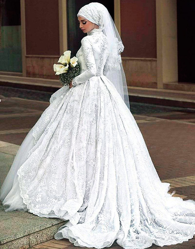 robe de mariée musulmane
