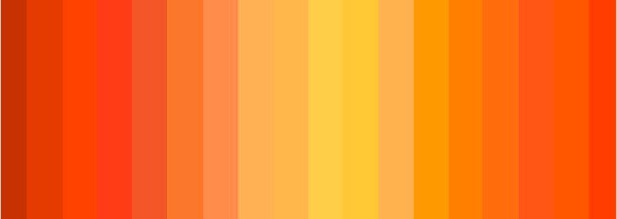 Palette orange