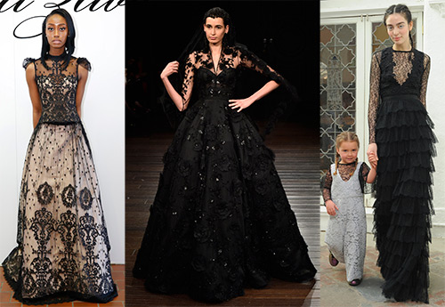 7 robes de mariée noires pour un mariage mystique