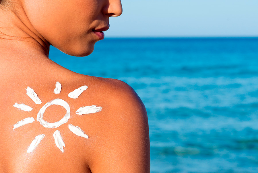 Crèmes solaires et bronzage