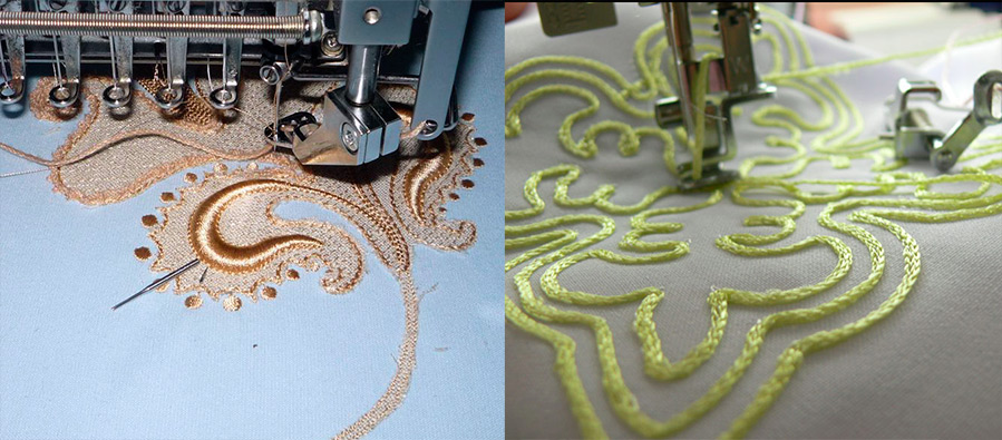Broderie de cordon sur les vêtements - les techniques les plus simples