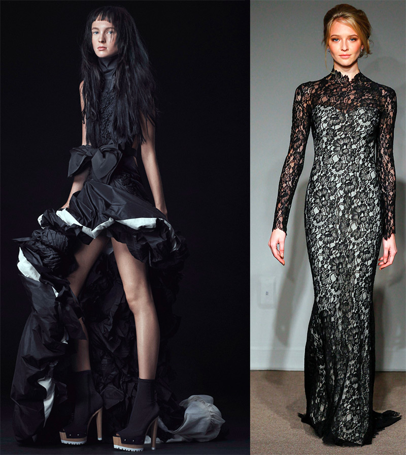 Robes de mariée noires