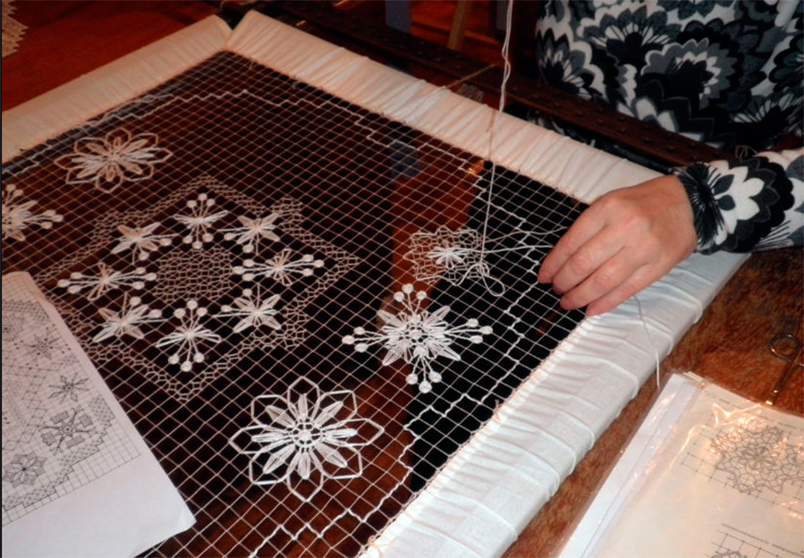 Fabrication et composition de la guipure