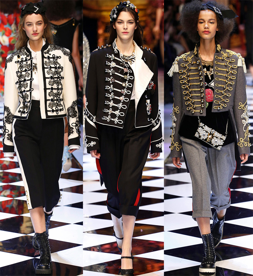 Uniformes Dolce & Gabbana Hussard