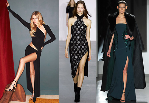 21 Robe fendue sur les côtés et sur la jambe 2025-2026