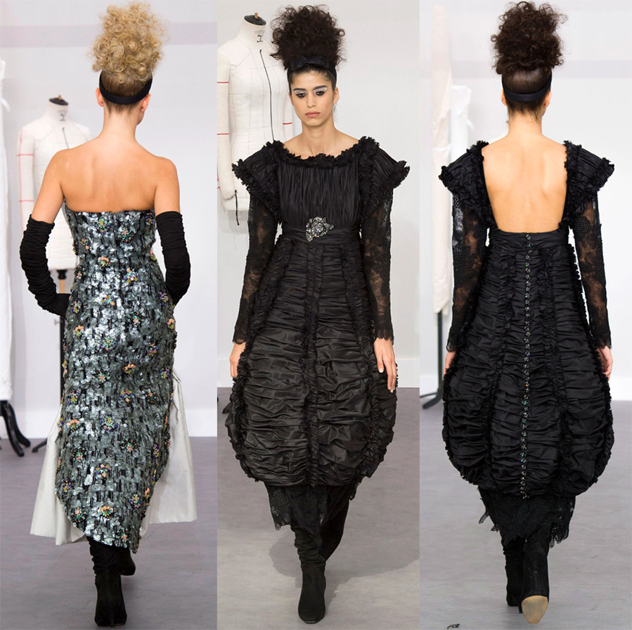 Robes avec dos ouvert