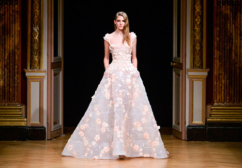 Mariage en robe haute couture des collections 2025-2026
