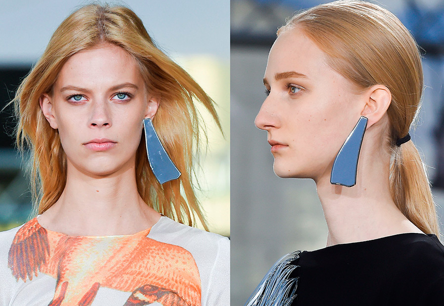 Boucles d'oreilles miroir