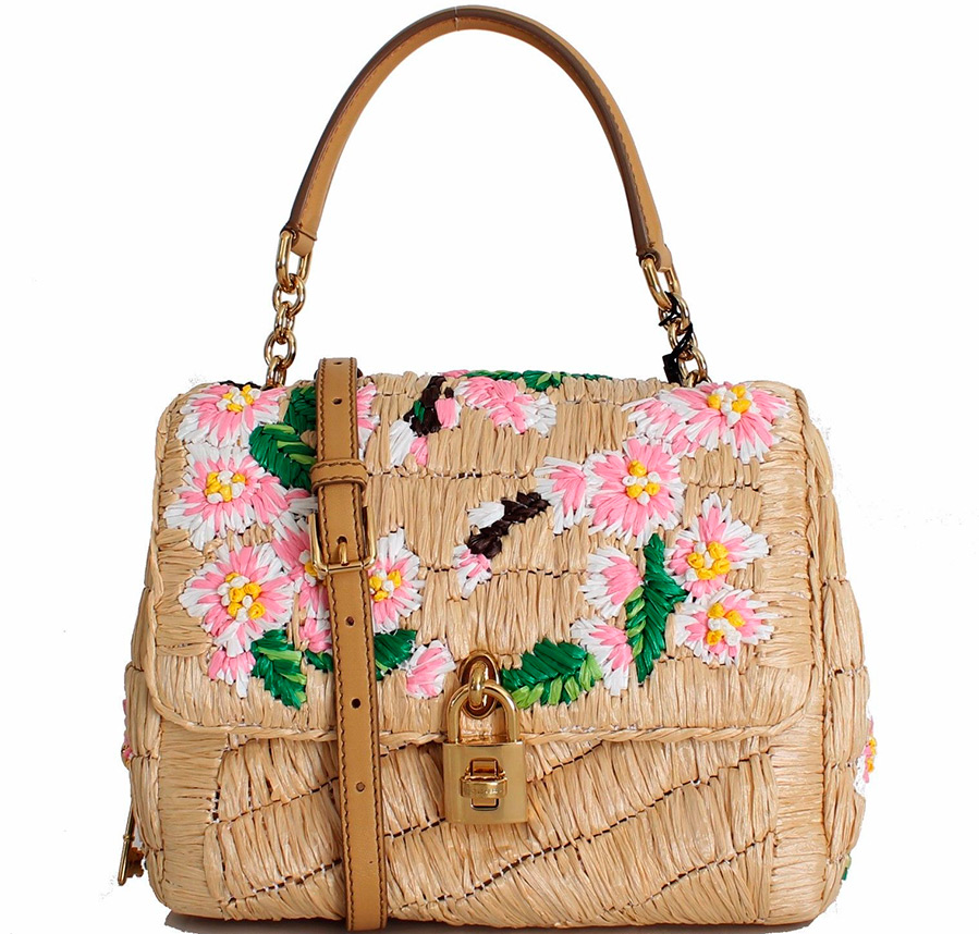 Sac en paille Dolce & Gabbana