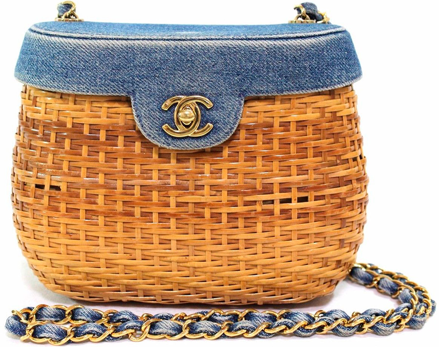 Sac en paille Chanel