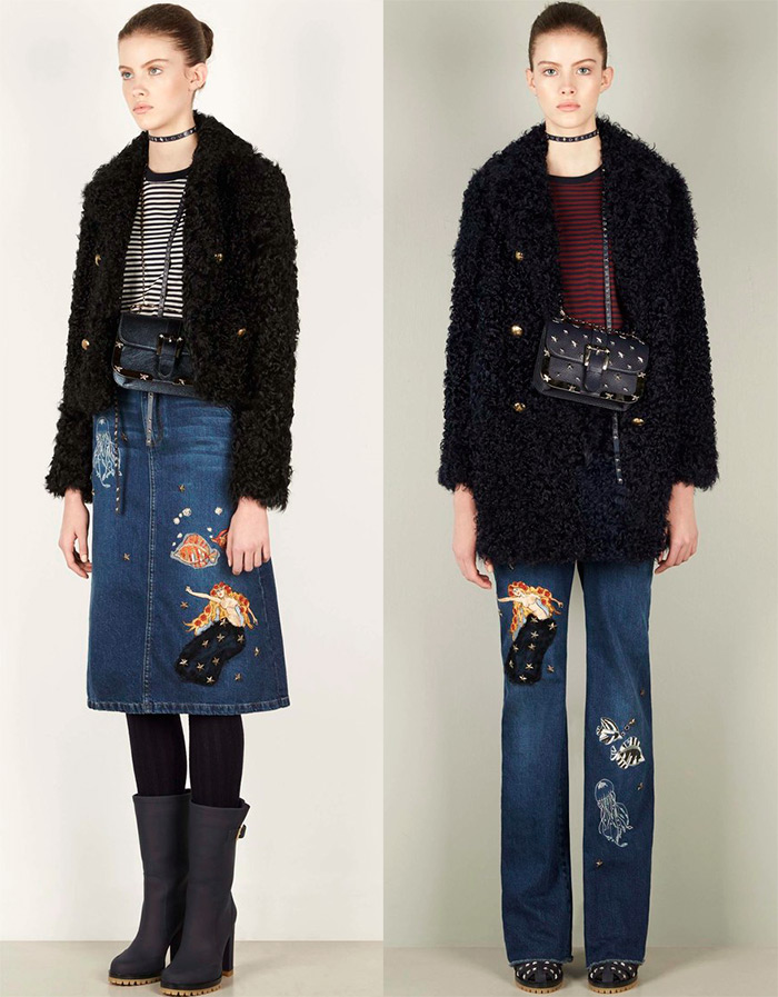 Filles en rouge Valentino