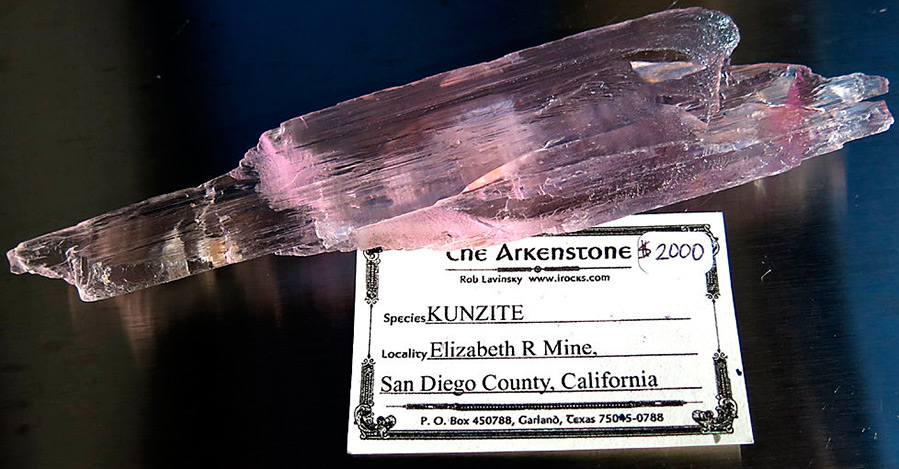Cristal de kunzite