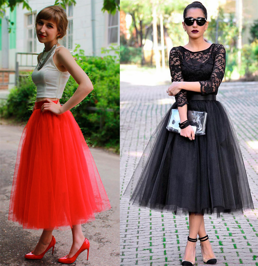 Jupes en tulle