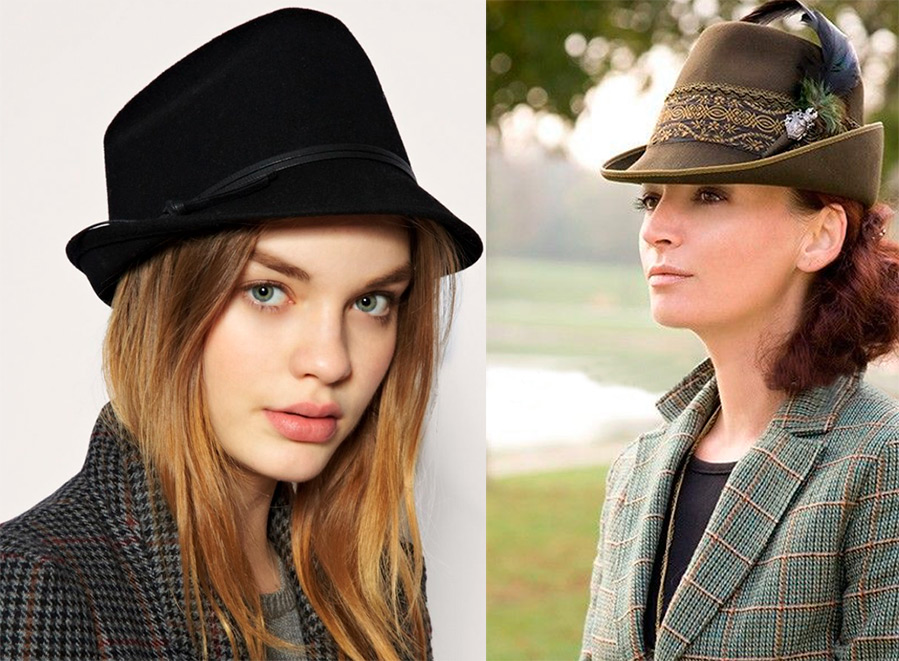 Chapeau tyrolien femme