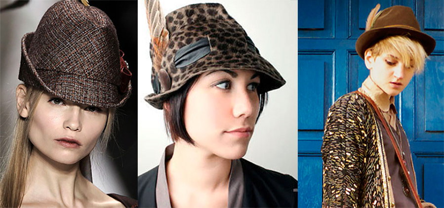 Chapeau tyrolien dans la garde-robe des femmes