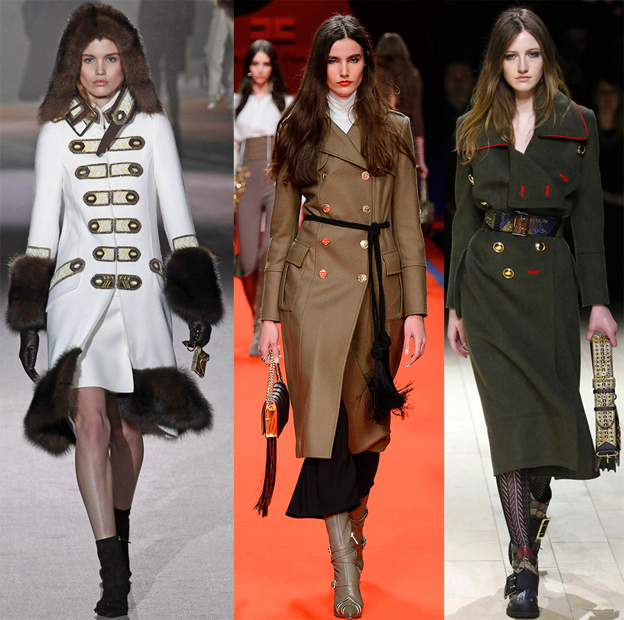 Style militaire dans la mode féminine